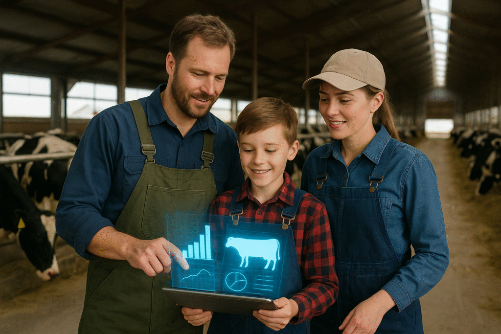 DairyCommand dairy farm management software dashboard